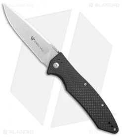 Steel Will Resident Frame Lock Knife Carbon Fiber (3.5" Satin) F15-91