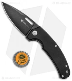 Steel Will Rumici Piercer Liner Lock Knife Black G-10 (3.25" Black SW) F40-09 -Elite Folds Steel Will Rumici Piercer FL Black G 10 Black SW F40 09 BHQ 93590 jr bottlecap