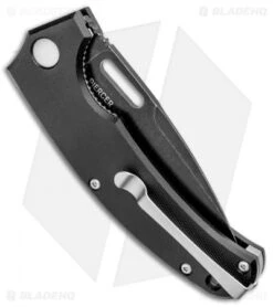 Steel Will Rumici Piercer Liner Lock Knife Black G-10 (3.25" Black SW) F40-09 -Elite Folds Steel Will Rumici Piercer FL Black G 10 Black SW F40 09 BHQ 93590 jr side