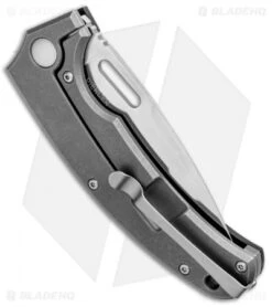 Steel Will Rumici Piercer Frame Lock Knife Black G-10 (3.25" Satin) F40-61 -Elite Folds Steel Will Rumici Piercer FL Black G 10 Satin F40 61 BHQ 93591 jr side