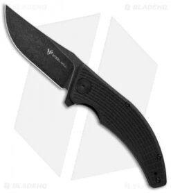 Steel Will Sargas Liner Lock Knife Black G-10 (3.25" Black Stonewash) F60-08