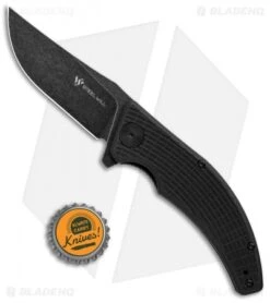 Steel Will Sargas Liner Lock Knife Black G-10 (3.25" Black Stonewash) F60-08 -Elite Folds Steel Will Sargas LL Black G 10 Black SW F60 08 BHQ 104182 jr bottlecap