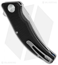 Steel Will Sargas Liner Lock Knife Black G-10 (3.25" Satin) F60-10 -Elite Folds Steel Will Sargas LL Black G 10 Satin F60 10 BHQ 104184 jr side