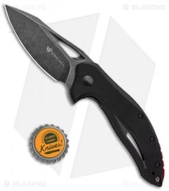 Steel Will Screamer Liner Lock Knife Black G10 (3.2" Black Stonewash) F73-08 -Elite Folds Steel Will Screamer LL Black G 10 Black SW F73 08 BHQ 108433 jr bottlecap