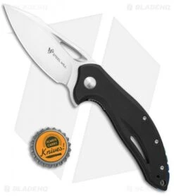 Steel Will Screamer Liner Lock Knife Black G10 (3.2" Satin) F73-10 -Elite Folds Steel Will Screamer LL Black G 10 Satin F73 10 BHQ 108434 jr bottlecap