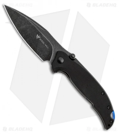 Steel Will Scylla Liner Lock Knife Black G-10 (3.4" Black Stonewash) SWF79-07 1 Steel Will Scylla Liner Lock Knife Black G-10 (3.4" Black Stonewash) SWF79-07