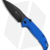 Steel Will Scylla Liner Lock Knife Blue G-10 (3.4" Black Stonewash) SWF79-24