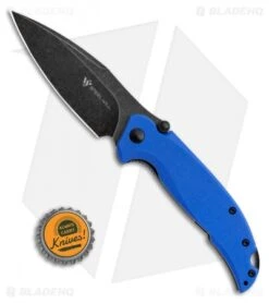 Steel Will Scylla Liner Lock Knife Blue G-10 (3.4" Black Stonewash) SWF79-24 -Elite Folds Steel Will Scylla Liner Lock Knife Blue G 10 3.4in Black SW Scylla SWF79 24 BHQ 113574 LS bottlecap 1