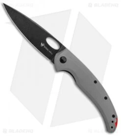 Steel Will Sedge Liner Lock Knife Gray G-10 (4" Black SW) F19-20