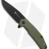 Steel Will Tenet Liner Lock Knife OD Green G-10 (3.25" Black) F30-33