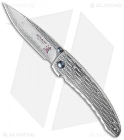 Mcusta Small Nami Frame Lock Knife (2.875" Damascus) MC-111D