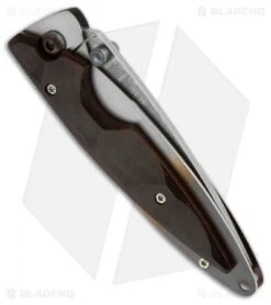 Mcusta Kasumi Liner Lock Knife Cocobolo (2.75" Damascus) MC-71D -Elite Folds mcusta kasumi damascus mc 0071d side