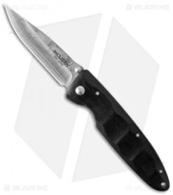 Mcusta Basic MC-13D Liner Lock Knife Ebony (3.25" Damascus)