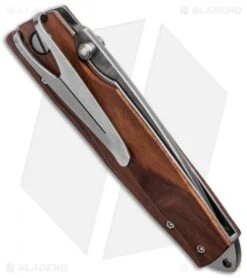 Mcusta Gentleman's Liner Lock Knife Indian Rosewood (2.75" Satin) MC-53DR -Elite Folds mcusta mc 0053dr side