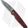 Mcusta Gentleman's Liner Lock Knife Stamina Wood (2.75" Damascus) MC-54DR