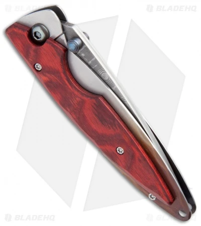 Mcusta Kasumi Liner Lock Knife Staminawood (2.75" Damascus) MC-72D 2 Mcusta Kasumi Liner Lock Knife Staminawood (2.75" Damascus) MC-72D - Image 2