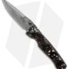 Mcusta Tactility Elite Liner Lock Knife Black Corian (3.75" Damascus) MC-123D