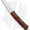 Mcusta Susa Take Knife Money Clip W/ Red Pakka Wood (2.35" Satin Plain) MC-0152