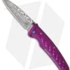Mcusta Tsuchi Bushi Sword Knife Purple (3.25" Damascus) MC-0162D