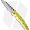 Mcusta Tsuchi Bushi Sword Knife Yellow (3.25" Damascus) MC-0164D