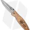 Mcusta Hideyoshi Liner Lock Knife Staminawood (3.75" Damascus) MC-0182D