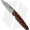 Mcusta Tsuchi Liner Lock Knife Cocobolo (2.75" Damascus) MC-77D