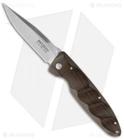 Mcusta Basic MC-23 Liner Lock Knife African Ebony (3.25" Satin)