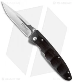 Mcusta Basic MC-13 Liner Lock Knife Ebony (3.25" Satin)