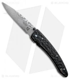 Mcusta Tsuchi MC-114BD Knife Black Stainless Steel (3.25" Damascus)