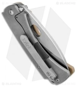 Medford Colonial G Frame Lock Knife Coyote G-10 (3.5" Stonewash) MKT -Elite Folds medford coln g tan BHQ 36417 jr side