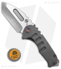Medford Genesis T Frame Lock Knife Stonewash Titanium (3.5" Satin) -Elite Folds medford genesis T flk tumbled w flamed clip 3in sw bhq 166755 td size
