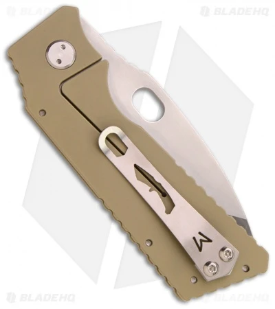 Medford TFF-1 Frame Lock Knife Tan Al/Ti (4" NP3) MKT 2 Medford TFF-1 Frame Lock Knife Tan Al/Ti (4" NP3) MKT - Image 2