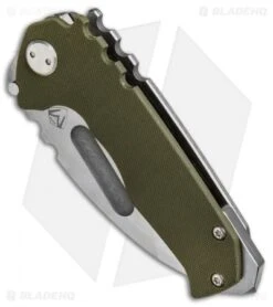 Medford Praetorian Genesis G Knife OD Green G-10 (3.3" Stonewash) MKT -Elite Folds medford knife xcoln g10 pram g od green mk28td 10tm BHQ 36958 er spine