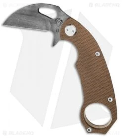Medford TFK-1 Karambit Folding Knife Brown (2.375" Black) MKT
