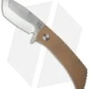 Medford TFF-2 Flipper Frame Lock Knife Coyote G-10 (4" Stonewash) MKT