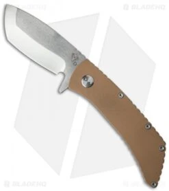 Medford TFF-2 Flipper Frame Lock Knife Coyote G-10 (4" Stonewash) MKT