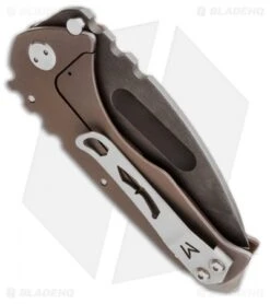 Medford Praetorian G Knife Brown G10 (3.75" Black) MKT -Elite Folds medford knives praetorian g brown bk side