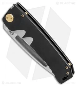 Medford Marauder Tanto Frame Lock Knife Black PVD Titanium (4.25" Stonewash) MKT -Elite Folds medford mara black mk07dtt 30pv BHQ 37163 er spine