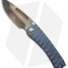 Medford Custom Marauder Frame Lock Knife Sculpted Blue Ti (4.25" Vulcan) MKT