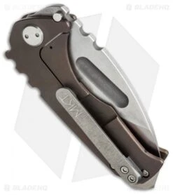 Medford Praetorian Genesis T Frame Lock Knife Bronze Ti (3.3" Stonewash) MKT -Elite Folds medford md51 bhq 36305 cm side