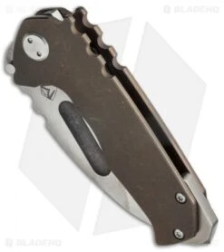 Medford Praetorian Genesis T Frame Lock Knife Bronze Ti (3.3" Stonewash) MKT -Elite Folds medford md51 bhq 36305 cm spine