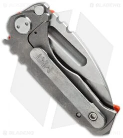 Medford Micro Praetorian G Knife Orange G-10 (2.8" Stonewash) MKT -Elite Folds medford micro praetorian or sw side cm