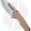 Medford Micro Praetorian G Knife Coyote Tan G-10/Flame (2.875" Stonewash) MKT