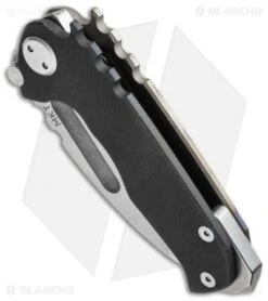 Medford Micro Praetorian G Knife Black G-10/Flame (2.875" Stonewash) MKT -Elite Folds medford mk09dtt 08fl bottom cm