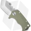 Medford Panzer Tanto Frame Lock Knife OD G-10/Ano Ti (2.5" Stonewash) MKT