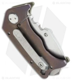 Medford Panzer Tanto Frame Lock Knife OD G-10/Ano Ti (2.5" Stonewash) MKT -Elite Folds medford mk10dt 10an side cm