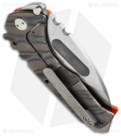 Medford Praetorian G Frame Lock Knife Orange G-10/Flame (3.75" Stonewash) MKT -Elite Folds medford mk11dtd 11f side cm