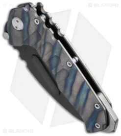 Medford Praetorian T Frame Lock Knife Flame Titanium (3.75" Black) MKT -Elite Folds medford mk12dpt 03fl bottom cm