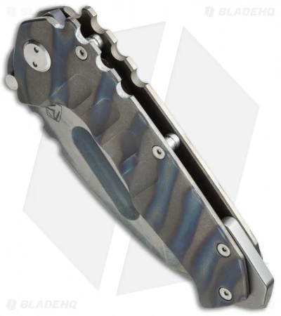 Medford Praetorian T Frame Lock Knife Flame Titanium (3.75" Vulcan) MKT 2 Medford Praetorian T Frame Lock Knife Flame Titanium (3.75" Vulcan) MKT - Image 2