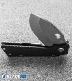 Medford TFF-1 Frame Lock Knife Black G-10/Ti (4" Stonewash) MKT -Elite Folds medford mk14dt 08tm blk half open cm